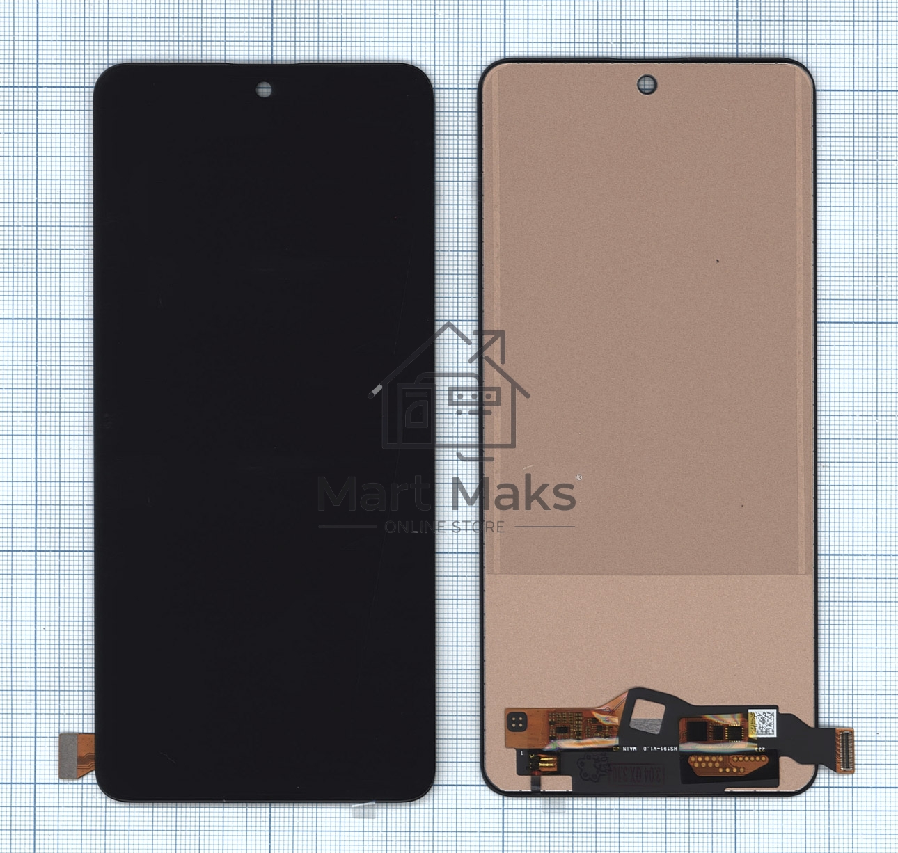 Дисплей для Xiaomi Redmi K60, Redmi K60 Pro в сборе с тачскрином (original) черный