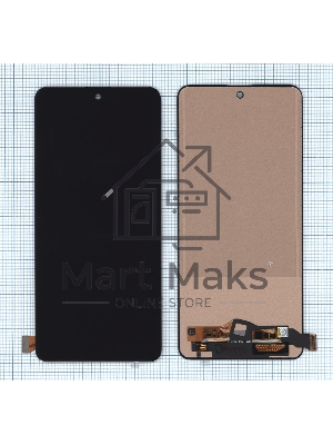 Дисплей для Xiaomi Redmi K60, Redmi K60 Pro в сборе с тачскрином (original) черный