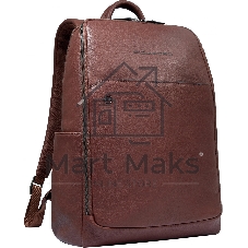 Рюкзак мужской Piquadro Black Square CA6501B3/CU, кожа, табачный