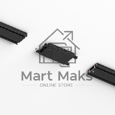 Flat Magnetic Четырёхсторонний соединитель для накладного шинопровода (чёрный) 85003/00