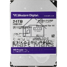 Жесткий диск HDD WD Purple Pro 24Tb 7200rpm SATA 512Mb 3.5