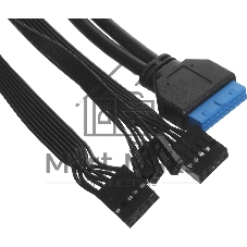 Корпус ACCORD ACC-ZM3B Black, Mini-Tower, чёрный, 1 x 120 мм