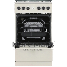 Плита газовая Gorenje GG5A21BEF бежевый, конфорок 4 газовых, духовка 70 л, 50 см x 85 см x 59.4 см