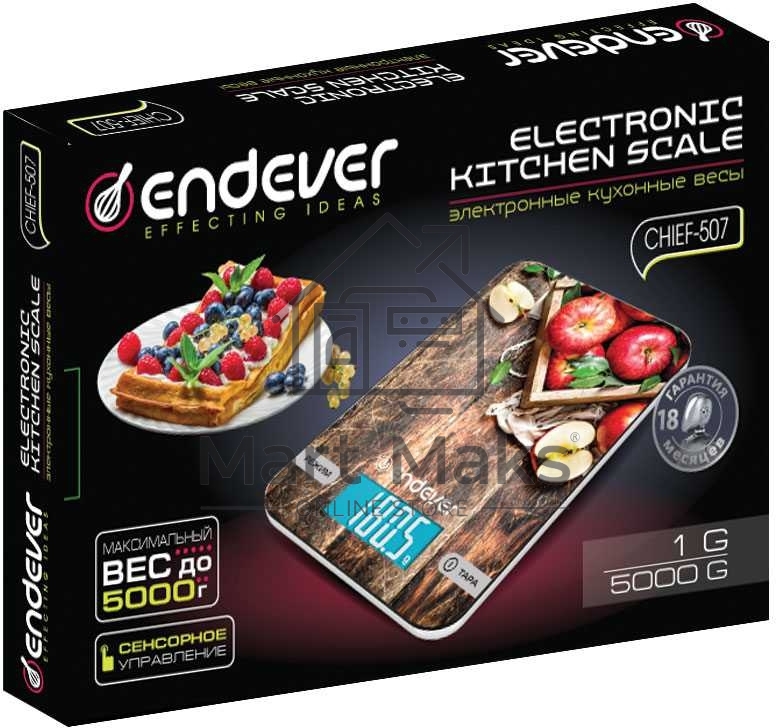 Весы кухонные Endever Chief-507