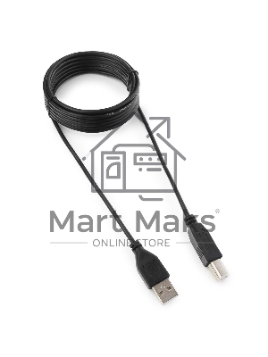 Кабель Гарнизон Кабель USB 2.0, AM/BM, 3м, пакет (GCC-USB2-AMBM-3M)