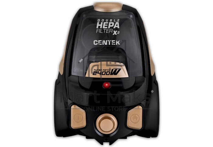 Пылесос Centek CT-2534 черно-бронзовый, 2400Вт, нера фильтр (в уп. 1 шт)