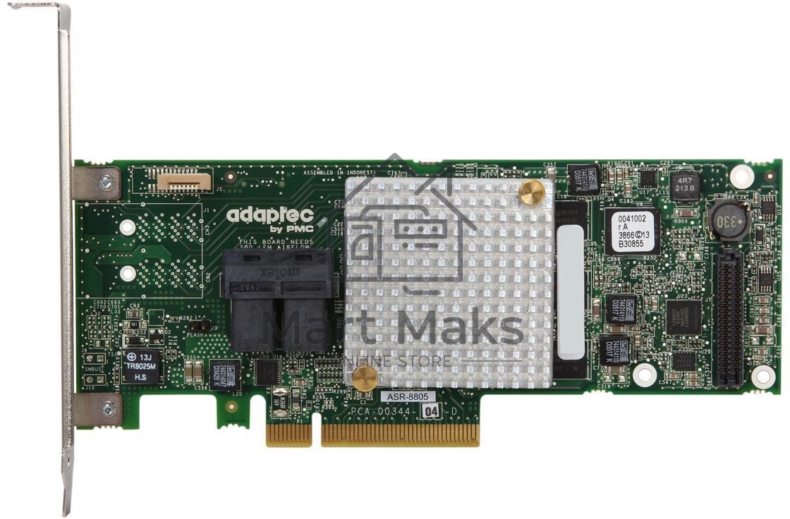 Контроллер Adaptec ASR-8805 SGL RAID 0/1/1E/10/5/6/50/60 8i-ports 1Gb (2277500-R)
