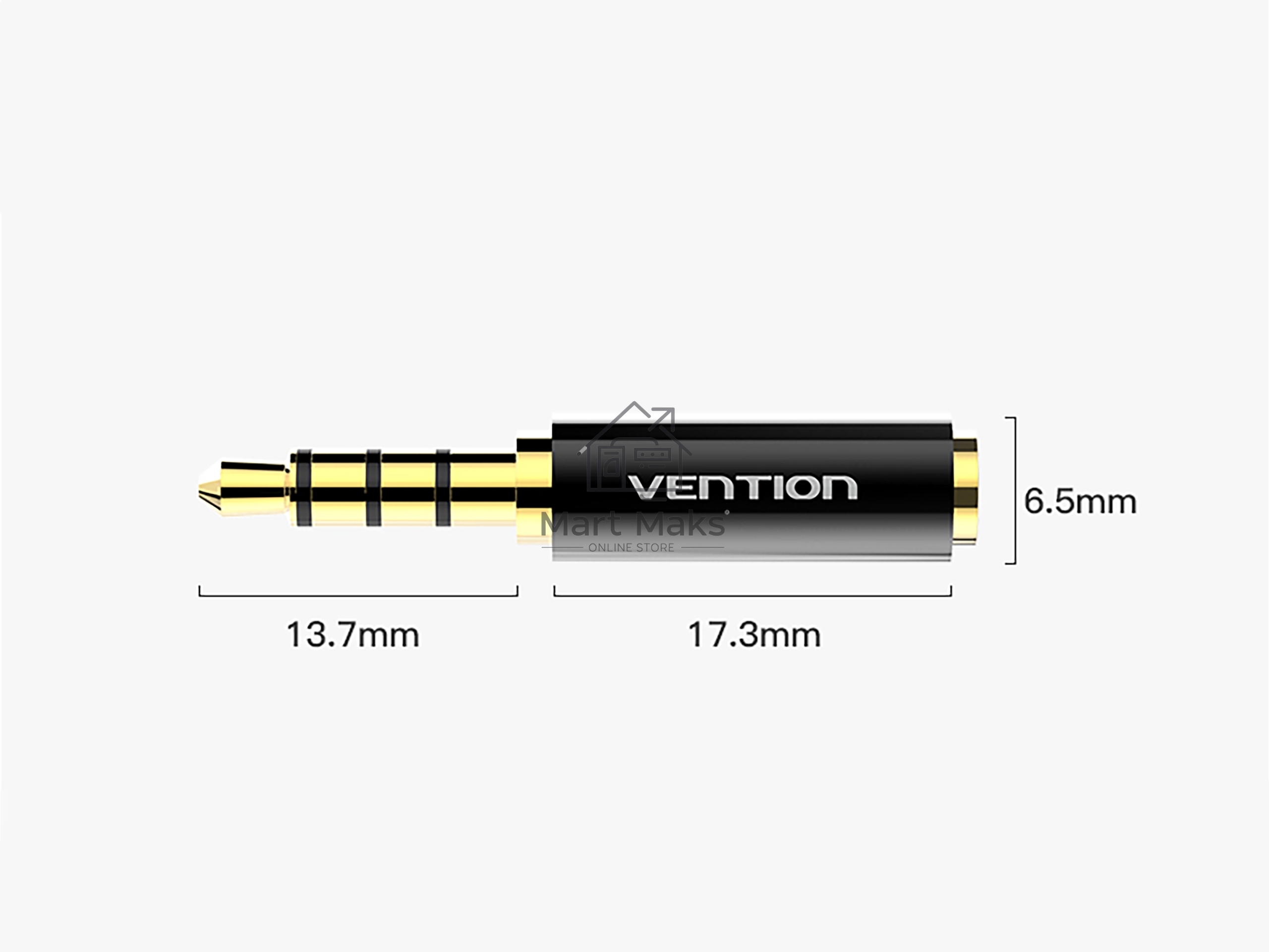 Переходник Vention Jack 2.5 mm F/3.5mm M Переходник Vention Jack 2.5 mm F/3.5mm M