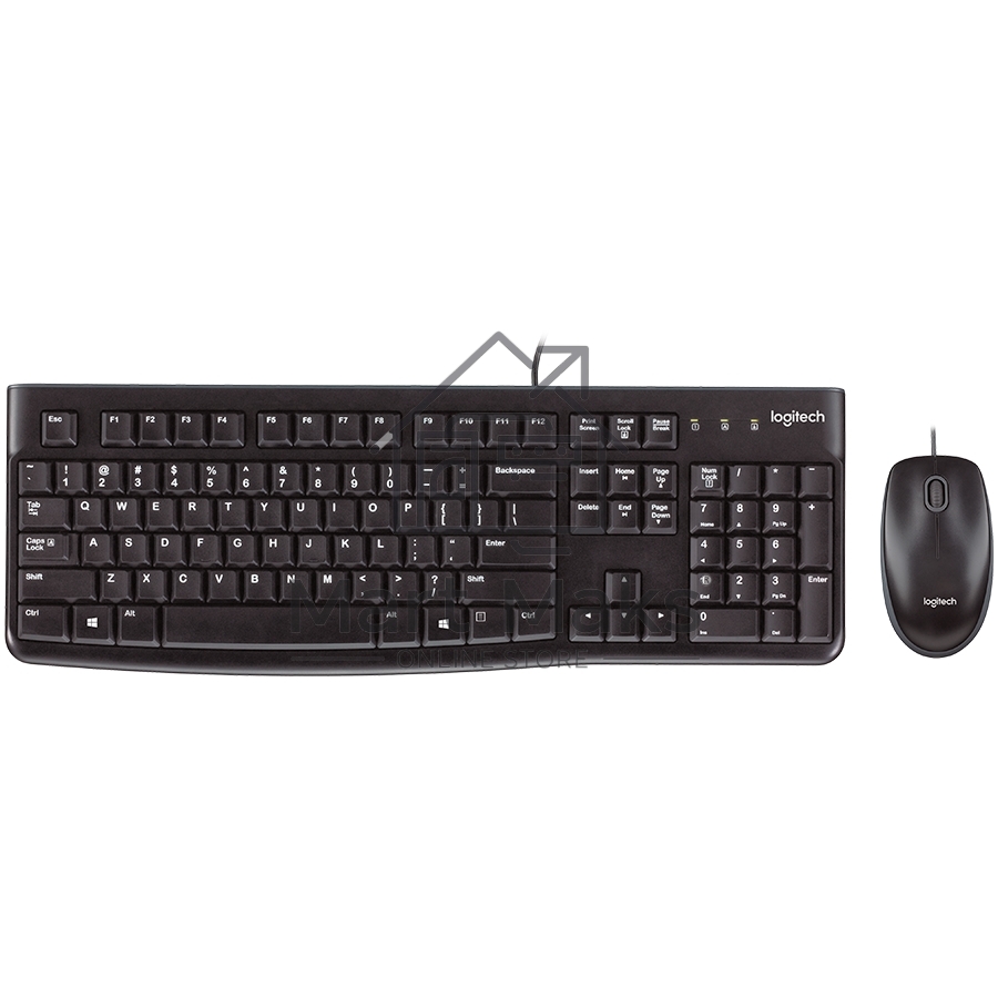 Клавиатура + мышь Logitech Desktop MK120 (русская раскладка)