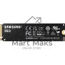 Накопитель SSD Samsung 990 PRO, 1000Gb, PCIe 4.0 x4, M.2 2280, NVMe, R/W 7450/6900