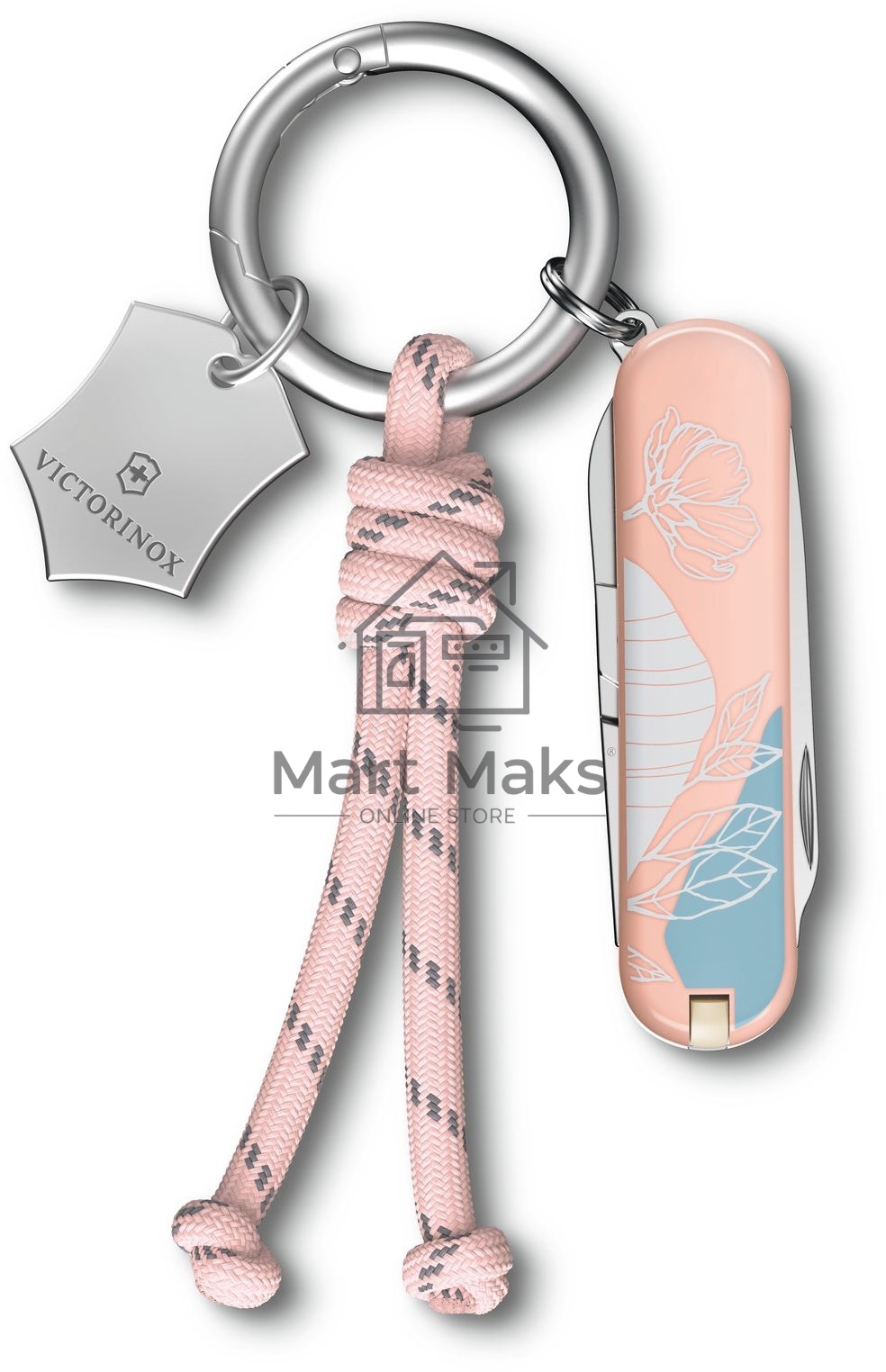 Нож перочинный Victorinox Classic SD Paris Style (0.6223.E221) 58мм 7 функций розовый подар.коробка