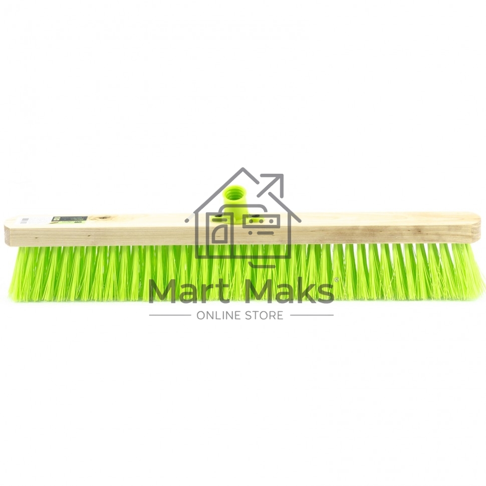 Щетка деревянная СИБРТЕХ для пола,500 мм5 ряд тулейка с резьбой под углом,без черенка 84627