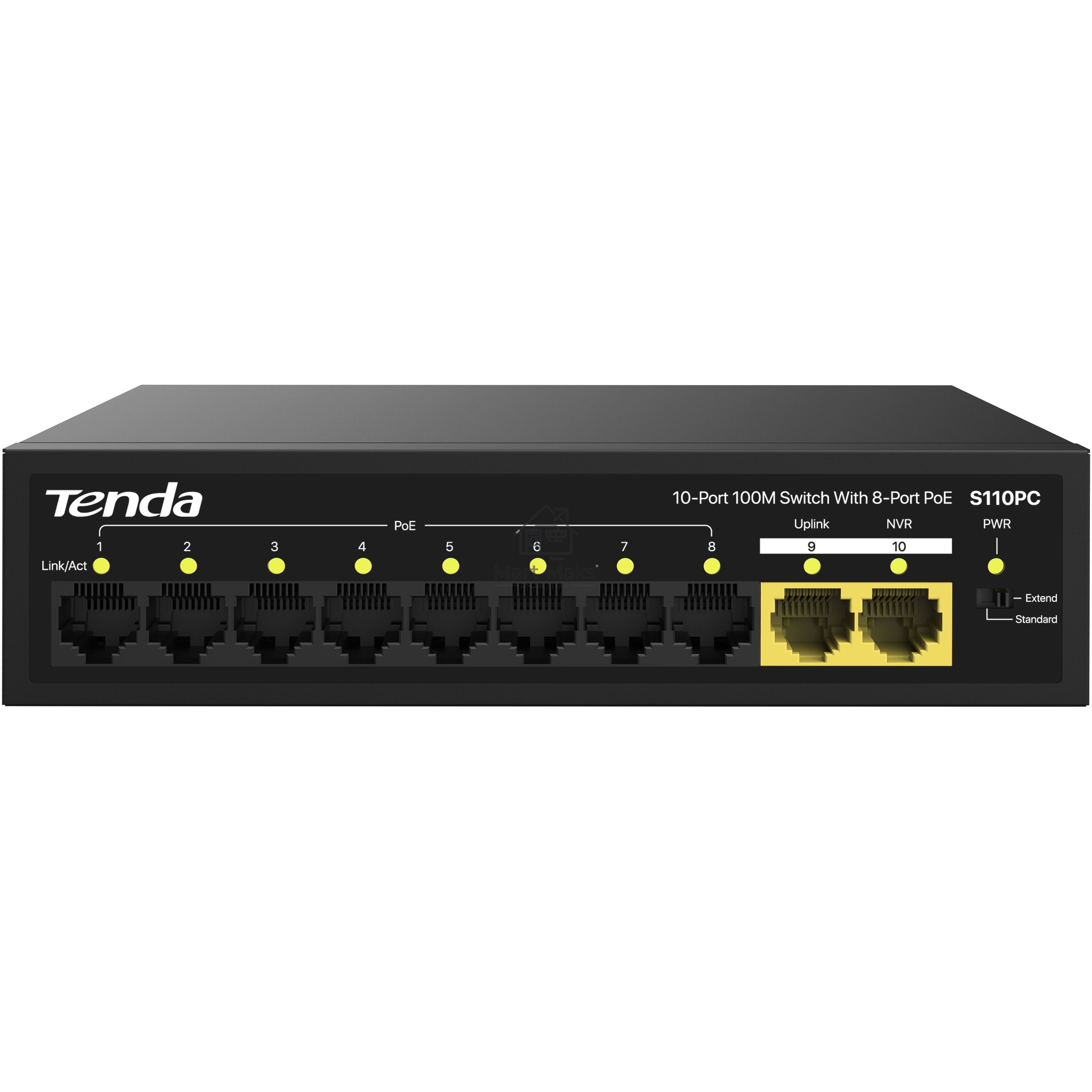 Коммутатор TENDA S110PC 10PORT 10/100M