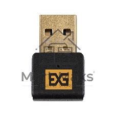 Bluetooth адаптер ExeGate EX-UB540 (BT 5.4, USB HighSpeed 2.0, до 20м, до 7 устройств, Dual-mode Bluetooth, повышенная скорость передачи данных (EDR), сверхнизкое электропотребление (BLE), LE Audio, LC3 codec, поддержка A2DP/SBC/AAC/HSP/AVRCP/HID, Plug & Play, черный)