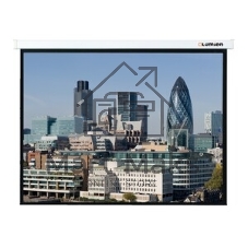 Экран LMC-100105 с электроприводом Lumien Master Control 244x244 см Matte White FiberGlass черная кайма по периметру