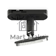 Крепеж трековый A2537 SBK черный песок D70*H66mm (для корпуса D70mm)
