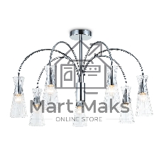 Люстра Ambrella light LH55653/7 СH/CL хром/прозрачный E14*7 max 40W D745*460