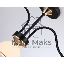 Светильник Ambrella light TR3161/3 BK/FGD черный/золото E27/3 max 60W D580*300