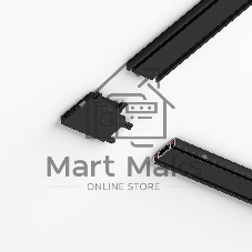 Flat Magnetic Четырёхсторонний соединитель для накладного шинопровода (чёрный) 85003/00