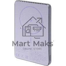 Портативный аккумулятор Xiaomi Super Slim Magnetic Power Bank 5000 Purple (BHR08PNGL)
