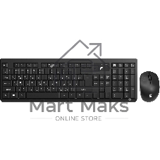 Комплект клавиатура+мышь Oklick S269W беспроводной, USB, 1600 DPI, чёрный