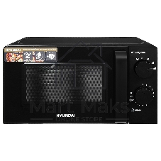Микроволновая печь Hyundai HYM-M2039 черный, 20 л, 700 Вт, переключатели - поворотный механизм
