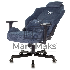 Кресло Knight N1 Fabric синий, ткань, 120 кг, механизм качания