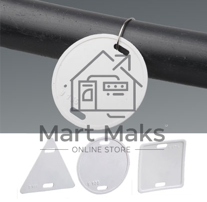 Бирка кабельная IEK У-134 (квадрат 55х55 мм)