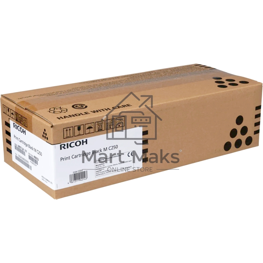 Картридж лазерный тип M C250H черный для Ricoh P C301W/M C250FW