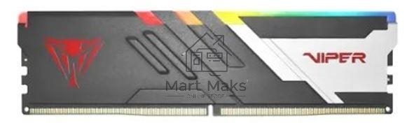 Оперативная память Patriot Viper Venom, DDR5, 32GB (2x16GB), 6800MHz, CL34, DIMM, с радиаторами, RGB, черный