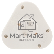 Тройник электрический Rexant пирамида 16 А с заземлением белый