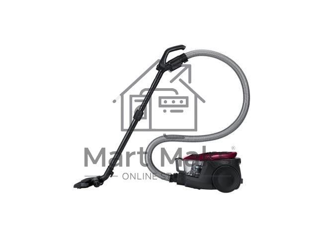 Пылесос Samsung VC18M31A0HP бордовый/черный, 380/1800 Вт, уборка сухая, пылесборник контейнер 2 л