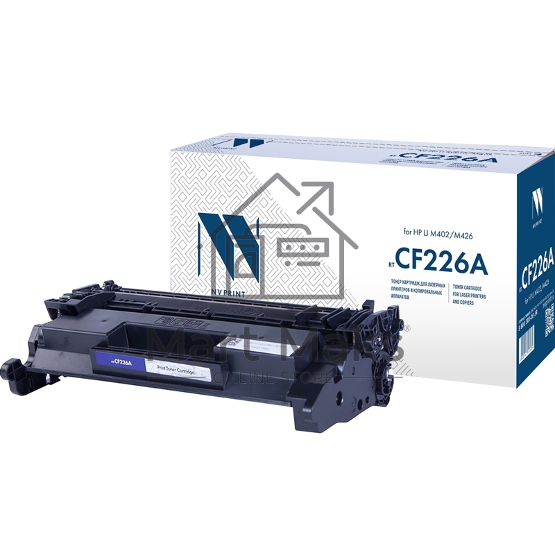 Тонер Картридж NVPrint NV-CF226A черный, для HP LaserJet M402/M426 (3100k) (аналог CF226A)