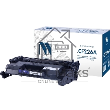 Тонер Картридж NVPrint NV-CF226A черный, для HP LaserJet M402/M426 (3100k) (аналог CF226A)