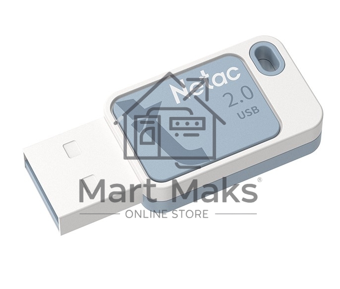 Флешка USB R/W R/W Netac 8Gb UA31 NT03UA31N-008G-20BL USB2.0 синий