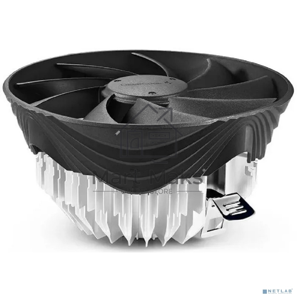 Кулер для процессора DEEPCOOL GAMMA HUNTER V2 черный/серебристый, 120 мм, алюминий, 1600 об/мин, 21 дБ, 3 pin, 95 Вт, 63.5 мм GAMMAHUNTER