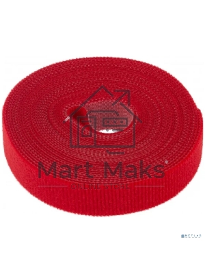 Лента-липучка многоразовая Rexant 5 м х 20 мм, красная (1 шт.)