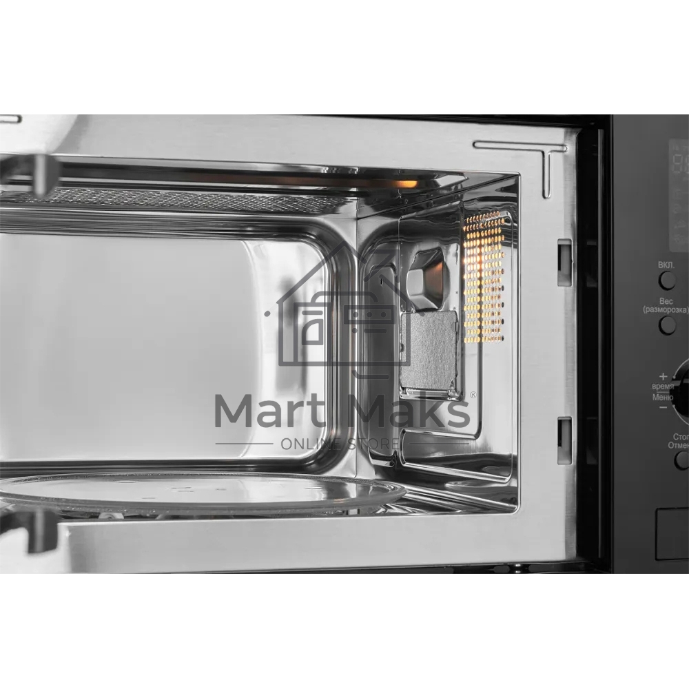 Встраиваемая микроволновая печь Monsher/High-Tech, 23 л, 900 Вт, черный цвет