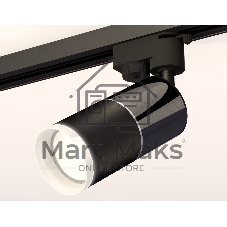 Светильник Ambrella light XT6302041 SBK/DCH/FR черный песок/черный хром/белый матовый MR16 GU5.3