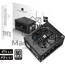 Блок питания Thermalright TR-TPFX1000, 1000Вт, 80+ Platinum, 92мм, модульный, черный
