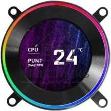 Система жидкостного охлаждения Lian Li HydroShift II LCD-C 360CL Black, 360 мм, 3x120 мм, 200-2600 об/мин, 31 дБ, 4-pin PWM, ЖК-дисплей, ARGB, черный