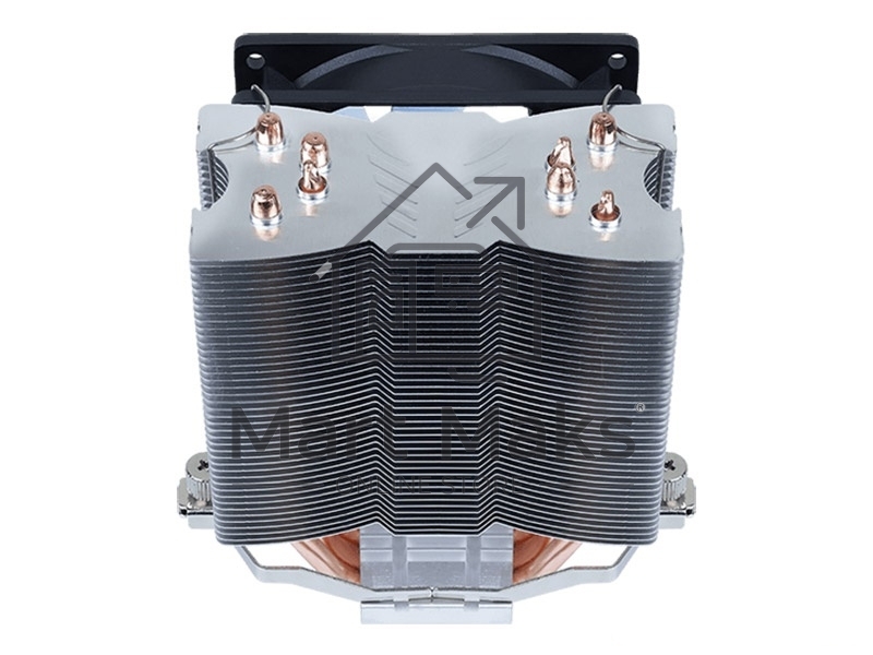 Кулер для процессора AeroCool / Formula Verkho 4 Lite серебристый, 90 мм, алюминий/медь, 2000 об/мин, 27 дБ, 4 pin, 125 Вт, 135 мм
