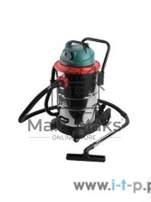 Строительный пылесос Hammer Flex PIL50A 196420 для сух/вл уборки 1400Вт 50л + розетка для электроинструмента