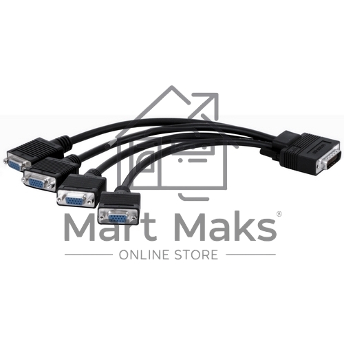 Кабель Matrox CAB-L60-4XAF Quad analog upgrade cable (Кабель для апгрейда 3-х портовой карты в 4-х портовую)