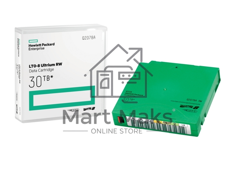 Картриджи HPE LTO-8 30Tb RW Non Cust Lbl 20 Crtg