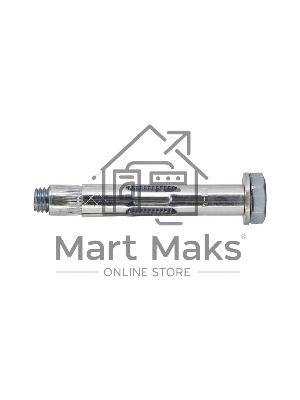 Болт анкерный 10х80 накл. цинк. Tech-Krep 117964 Болт анкерный 10х80 накл. цинк. Tech-Krep 117964