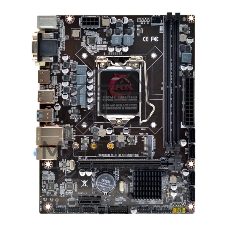 Материнская плата AFOX IH510-MA2-V2, LGA 1200, Intel H510, 2xDDR4, 4xSATA, 1xM.2, 1xPCIe 4.0 x16, DVI, HDMI, VGA, 1x1Gb LAN, 3x3.5 мм, 5.1, microATX