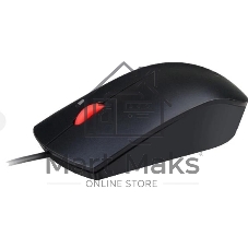 Мышь проводная Lenovo Essential черный, 1600 dpi, USB, кнопки - 3