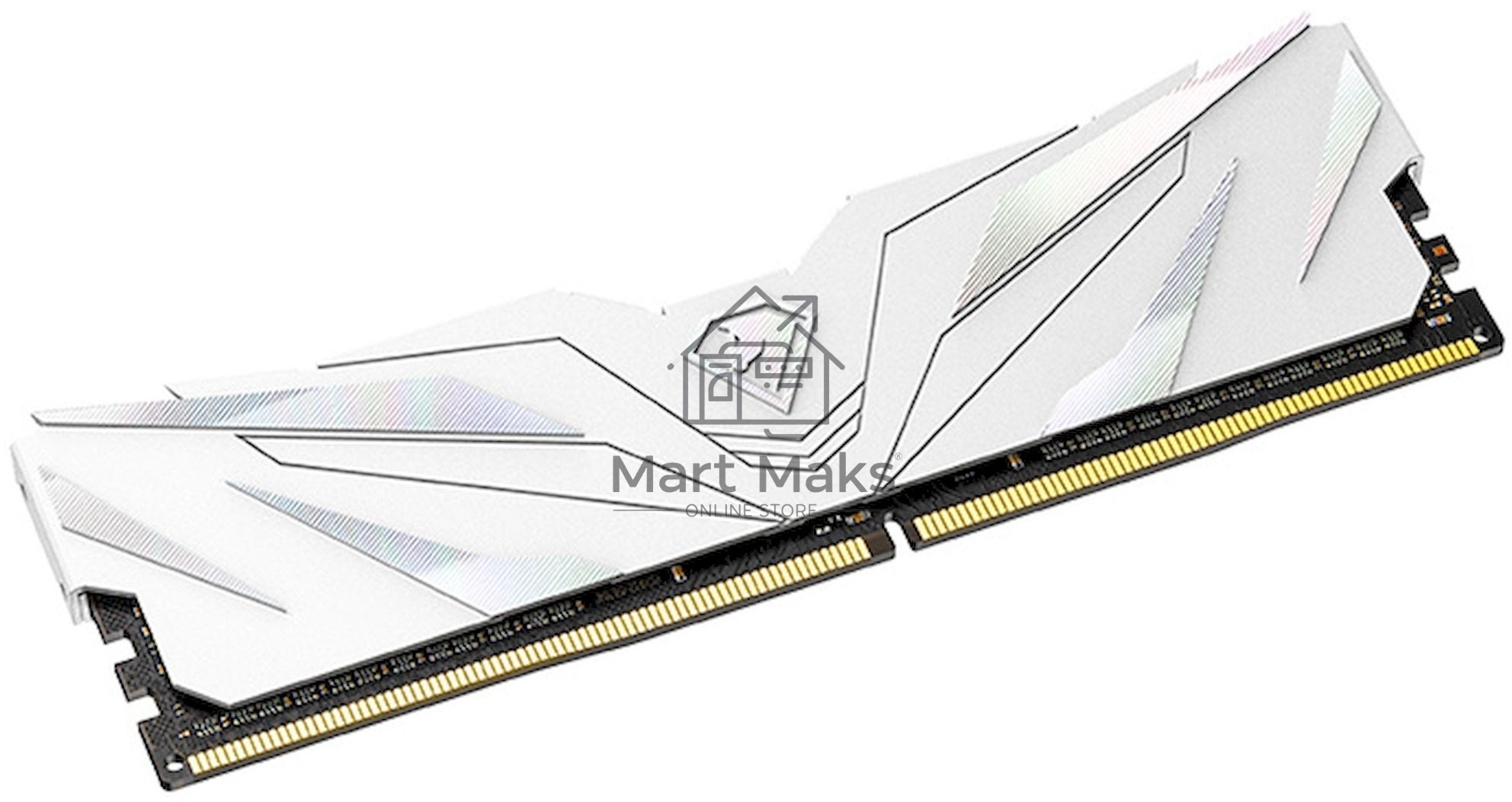 Оперативная память NETAC, DDR4, 16GB (1x16GB), 3200MHz, CL16, DIMM, с радиатором, белый