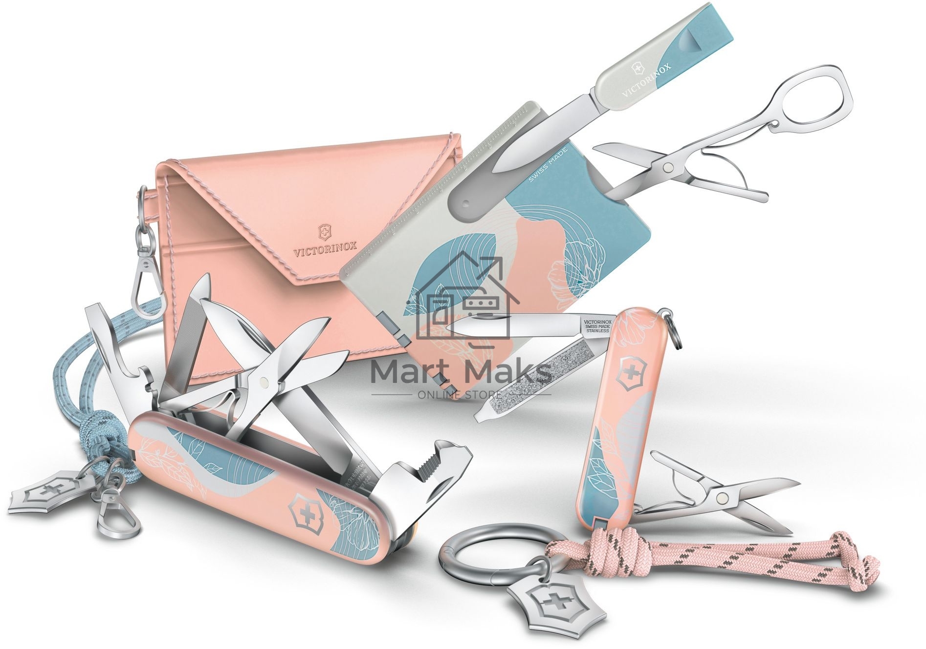 Нож перочинный Victorinox Classic SD Paris Style (0.6223.E221) 58мм 7 функций розовый подар.коробка